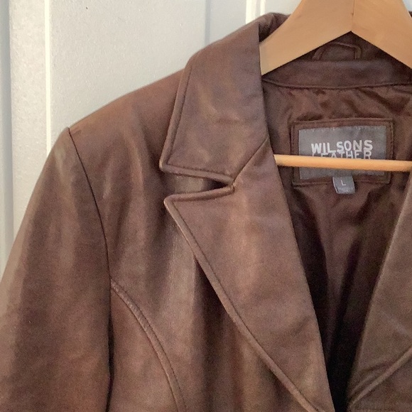 Vintage Wilson 1985 leather jacket size L - Picture 10 of 14
